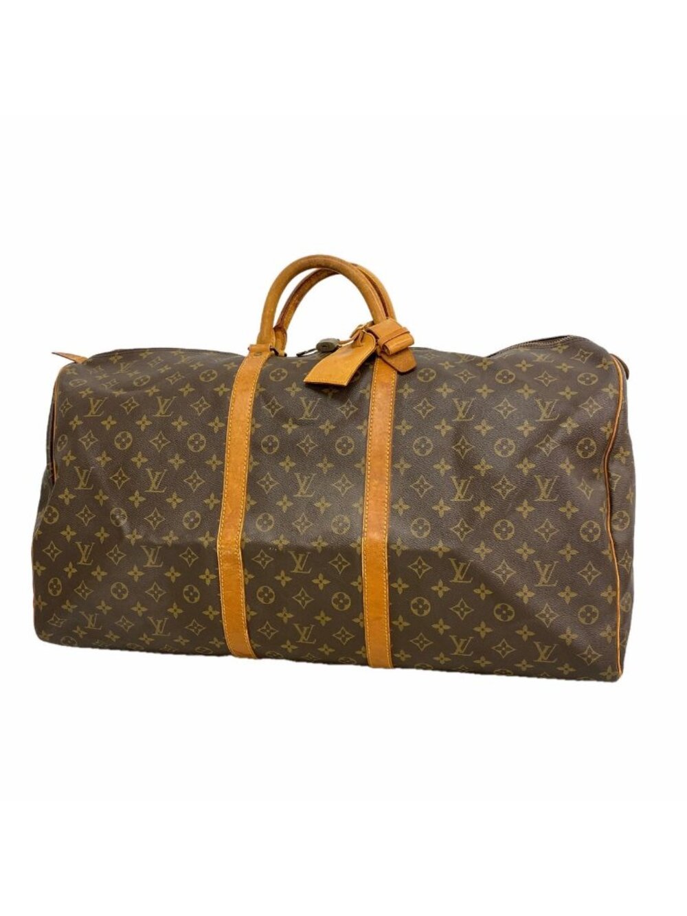 Louis Vuitton Boston Bag Monogram Keepall 60 Brown